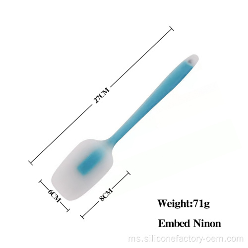 Pengikis silikon makanan silikon non-stick cream scraper